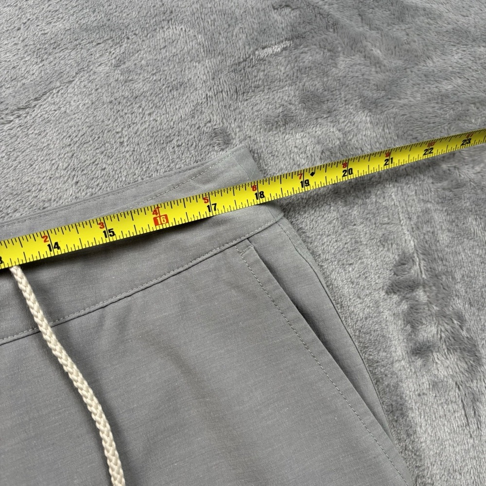 Faherty Shorts Mens 35 Gray All Day Hybrid Quick Dry Stretch Drawstring MSC0007 - Picture 5 of 8